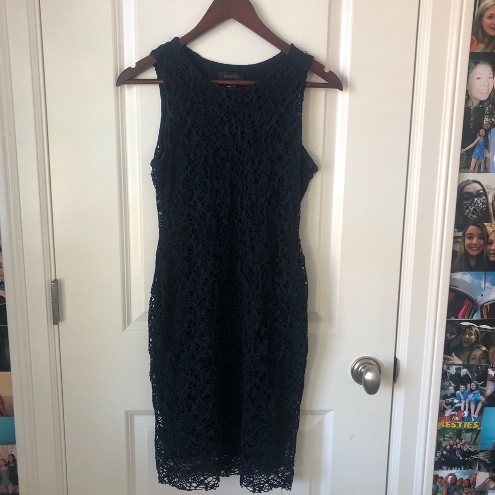TWENTY Montreal Webbed Crochet Dress